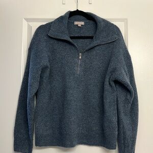 Jcrew zip up sweater